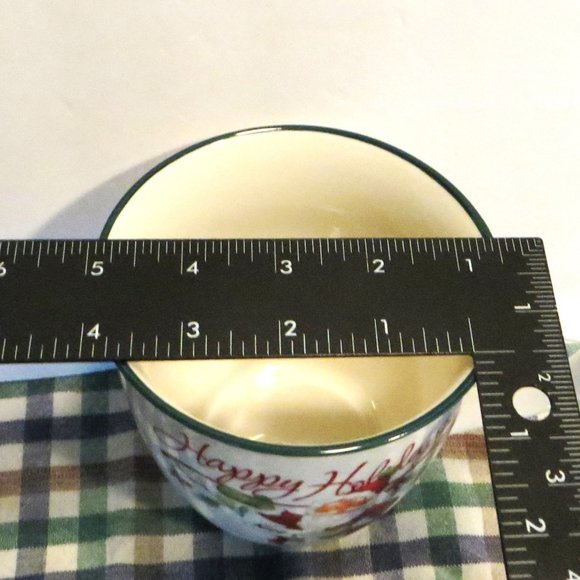 Pfaltzgraff Winterberry Naughty And Nice Mug Set New In Box Never Used - Picture 9 of 9